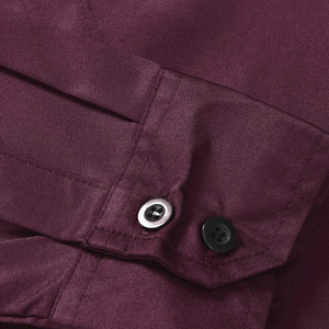 Chemise classique boutonnée moderne pour homme, manches longues, pour affaires et occasions formelles - Product Image 4