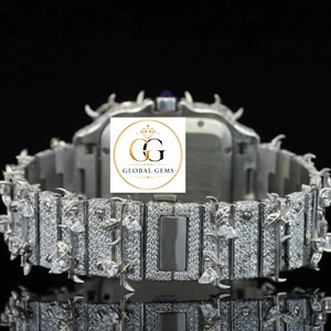 Reloj de Diamantes Totalmente Blanco para Negocios, Eventos Formales y Oficina, Disponible a Precio Accesible, Venta al Por Mayor - Product Image 2