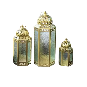 Intricate Cutouts For Home Decoration <b>Lantern</b> Durable Metal <b>Candle</b> Holder Centerpiece In Best Price Modern Design <b>Lantern</b> - Product Image 6