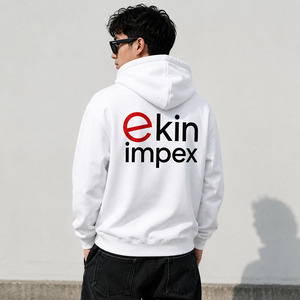 เสื้อฮู้ดดี้ผู้ชายสั่งทำคุณภาพสูง ผ้าฝ้าย 100% สีตัดต่อ พิมพ์ลายคุณภาพดี ขายส่ง - Product Image 4