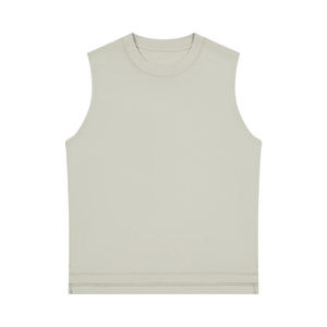 Débardeur Homme Blanc en Spandex-Polyester Imprimé Respirant Séchage Rapide Écologique Coupe Ample Teint en Pièce Col Rond - Product Image 5