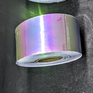 Cinta Adhesiva Holográfica Metalizada PET para Estampado en Caliente, para Pegatinas, Color Arcoíris, Personalizable - Product Image 1