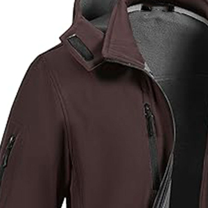 Veste Softshell Homme Design Unique 2026 avec Fermeture Éclair, Face Enduite, Service OEM Personnalisable, Tissu Polyester Haute Qualité - Product Image 6