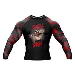 Wholesale Oem New Jiu Jitsu Mma Grappling Bjj Boxing Rash Guard Premium Latest Rashguard Black Multicolor Rashguard - Product Image 1