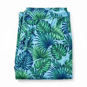 Pantalones Cortos de Playa para Hombre, Estampado Tropical, Tejido Transpirable, Estampado Completo, Casual, OEM, ODM, Venta al Por Mayor, Fábrica, Estampado Personalizado, 6XL - Product Image 3