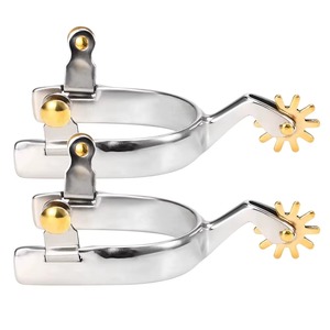 High Quality <b>Equestrian</b> Horse Riding Spurs for Cowboy Boots Stainless Steel Customization Accepted Equine Products - Product Image 5