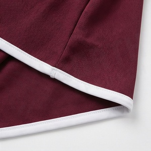 Jupe mini asymétrique pour femme, couleur unie, taille élastique, style sportif, respirante, en spandex et polyester, avec fente - Product Image 6