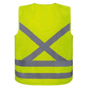 Gilet de sécurité personnalisable avec bande réfléchissante haute luminosité, vêtement réfléchissant avec logo - Product Image 4