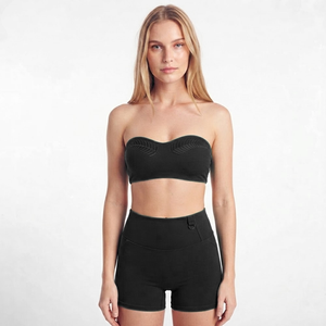 Conjunto Deportivo de 2 Piezas para Mujer, Talla Grande, Diseño Sólido, Secado Rápido, Fabricación Profesional Personalizada, Precio al por Mayor - Product Image 4