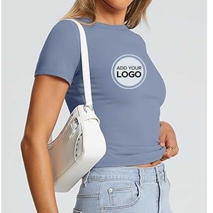 Camisetas de manga corta holgadas para mujer Scope Neck - Product Image 4