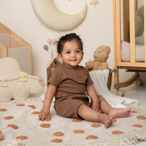 Body de Bebé de Manga Corta Orgánico Cot & Candy Color Chocolate - Product Image 5