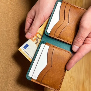 Portefeuilles en cuir pour hommes de haute qualité, design fin, sécurisés RFID, fournisseur en gros, OEM, sur mesure, faits à la main, prix bas - Product Image 2