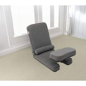 5-Position Adjustable Back Support Dark Grey Folding Sofa Bed Convertible <b>Sleeper</b> <b>Chair</b> Table Comfy Comfy Small Chaise Lounge - Product Image 3