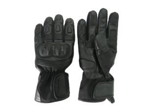Guantes de Motocicleta Transpirables de Cuero con Cierre de Velcro, Diseño Unisex con Pantalla Táctil y Dedos Completos para Motocross - Product Image 4
