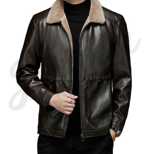 Chaqueta de Cuero Vacuno Personalizada para Hombre, Chaqueta de Motociclista de Moda para Invierno, Chaqueta de Cuero de Lujo para Hombre, Estilo Vintage Retro Biker - Product Image 1