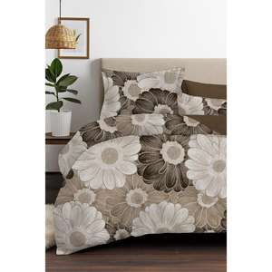 Juego de sábanas de algodón de calidad con estilo, 3 uds., estampado Floral sólido, estilo clásico, cómodo e ideal para regalar - Product Image 2