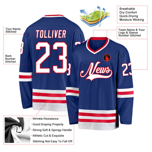 Jersey Deportivo de Hockey sobre Hielo con Construcción Flexible y Uso Cómodo para Prácticas y Juegos de Equipo - Product Image 4