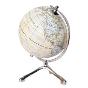 Globe terrestre vintage de luxe, carte du monde antique, globe terrestre rotatif pour la décoration de bureau à domicile, cadeau éducatif, globes - Product Image 4
