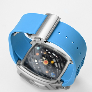 ODM OEM 3ATM Waterproof Sport <b>Watch</b> for Men Rectangle Stainless Steel Case Silicone Band Custom Automatic <b>Mechanical</b> Movement - Product Image 6