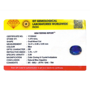 Handcrafted 6.85 Carat Blue Sapphire Loose Gemstone for Fine Jewelry - Product Image 4