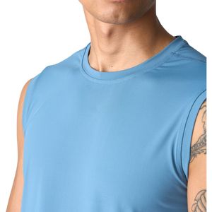 Custom Men Quick Dry Sleeveless Shirt Wholesale OEM ODM Gym Training Tank Lightweight Fitness Workout <b>Top</b> Manufacturer - Product Image 3