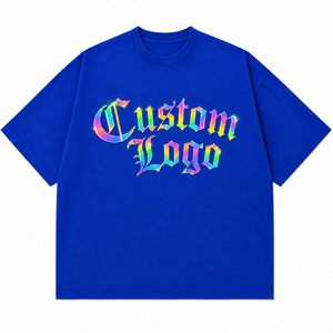 Camiseta gráfica extragrande personalizada para hombre, de algodón premium, estilo gótico urbano, con estampado 3D colorido, informal - Product Image 3