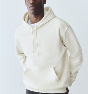 Sweat-shirts à capuche pour hommes coupe ample en coton épais, style streetwear, vierges, personnalisables, de haute qualité - Product Image 4