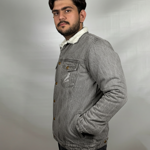 Top Selling OEM <b>Men</b> <b>Denim</b> <b>Jacket</b> High Quality Washed Vintage Cotton Button Fly Casual <b>Denim</b> <b>Jacket</b> for man - Product Image 5