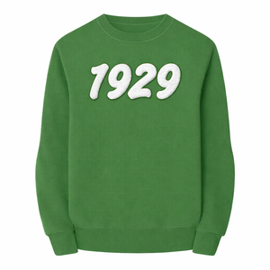 Sudadera verde esmeralda de la hermandad Iota Phi Lambda, ropa con letras griegas, año de fundación 1929, jersey informal para mujer, top con cuello redondo - Product Image 5