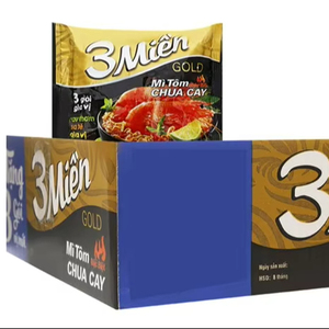 Fideos Fritos con Cebolla y Salsa de Ajo 3 Mien Gold, 65g, Precio Bajo, Proveedor Vietnamita, Fideos Instantáneos de Vietnam - Product Image 5