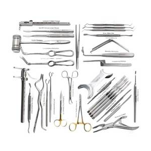 Juego de 33 instrumentos de cirugía ortognática maxilofacial, kit dental correctivo de mandíbula, reutilizable, de acero inoxidable - Product Image 5