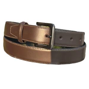 Elegante Cinturón de Cuero Hecho a Mano para Hombre con Hebilla de Hierro, Artesanía Premium, 3.5cm de Ancho, 120cm de Largo, Bordado para Uso Casual - Product Image 1