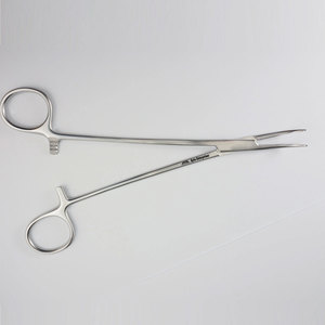 Pince hémostatique équipement de microchirurgie de précision Instrument médical procédures médicales Adson 18.5 cm acier inoxydable incurvé - Product Image 2