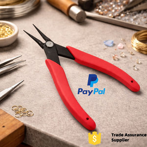 Pince à bec plat professionnelle ultra-fine pour bijoux, en acier inoxydable, à pointe de précision pour la fabrication de bijoux, le perlage et le bricolage - Product Image 2