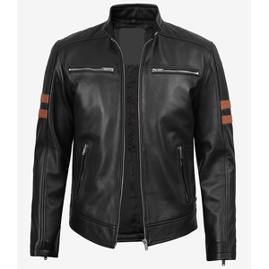 2026 OEM Top Trending Genuine Black Cowhide Leather <b>Jacket</b> For Men's High Quality Low MOQ <b>Plus</b>-<b>Size</b> Winter Fashion Heated <b>Jacket</b> - Product Image 3