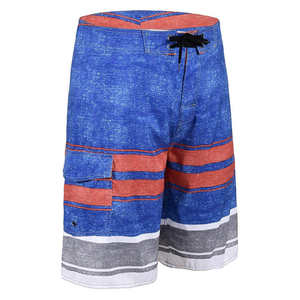 Short de bain décontracté pour homme, respirant, en Spandex/Coton, taille haute, écologique, séchage rapide, taille adulte, motif uni - Product Image 3