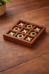 Juego de Mesa de Entrenamiento Cerebral, Tic Tac Toe de Madera, Juego de Estrategia para la Concentración, la Lógica y la Resolución de Problemas - Product Image 4