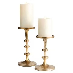 Support à bougies en métal moderne, élégant, pour table, centre de table, décoration de mariage, pièce d'appoint pour la maison - Product Image 1