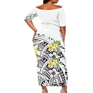 Puletasi Samoan Dress for Women Off Shoulder Dress Plus Size <b>Tops</b> and Skirt Sets - Product Image 3
