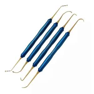 Juego de instrumentos para elevación de senos Azicon's Sinus Lift Mushroom Set de 4 piezas, para implantes dentales, osteótomos periodontales, elevadores convexos y cóncavos - Product Image 4