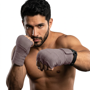 Protector de Palma Elástico Ligero Profesional con Cierre de Gancho y Bucle para Boxeo - Soporte Reforzado para Muñeca, Diseño Transpirable - Product Image 4