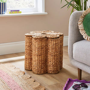 Panier en jacinthe d'eau pour enfants, fabrication artisanale, organisateur naturel tressé, fourni par l'usine, fabricant OEM - Product Image 3