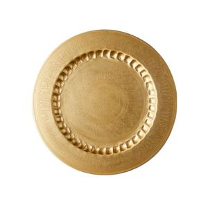 Plato de Presentación para Bodas, Ecológico, de Acero Inoxidable con Acabado Dorado, Elegante, para Hogar, Restaurante, Hotel - Product Image 1