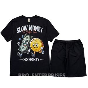 Conjunto de camisetas oversize de alta calidad para hombre, 100% algodón, de gran gramaje, con estampado serigrafiado. - Product Image 2