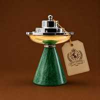Brûleur d'encens de luxe vert émeraude à motifs, porte-encens arabe Oud Bakhoor, encensoir à charbon du Moyen-Orient, vente en gros