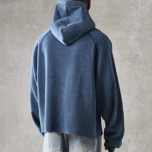 Sudadera con Capucha Azul Claro Extra Grande para Hombre, Corte Holgado, Forro Polar Acogedor, Perfecta para Otoño e Invierno, Uso Casual, Sudadera Personalizada - Product Image 2