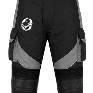 Pantalones de Motocicleta Negros y Grises para Hombre, Pantalones de Protección para Motociclistas, Pantalones Cómodos para Turismo, Pantalones para Carreras de Aventura - Product Image 5