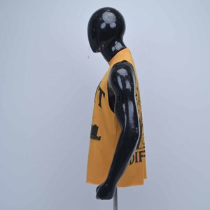 Fantastic New Style Men's Yellow Sleeveless Tank Top Detroit City Skyline Print O-Neck Casual Style - Product Image 3