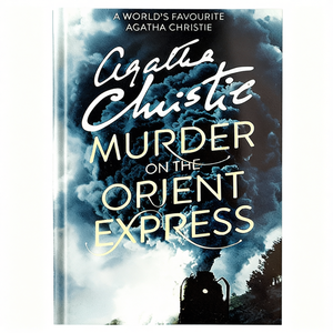 Asesinato en el Orient Express de la autora Agatha Christie, impresión de libro de tapa blanda personalizada. - Product Image 2