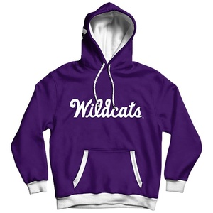 Sudadera con capucha dorada de Kent State para mujer, de manga larga, de algodón tejido, para otoño, con logo frontal y estampado. - Product Image 6